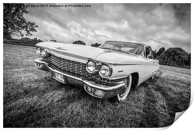 Cadillac Print by Mark Stone