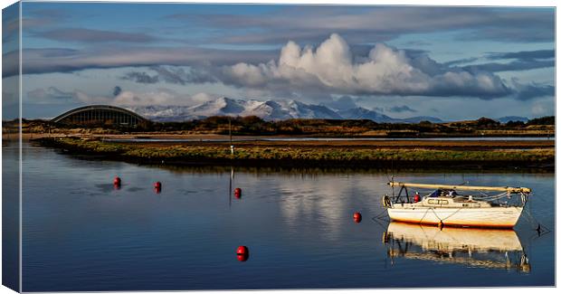 Arran from Irvine Canvas Print by Sam Smith