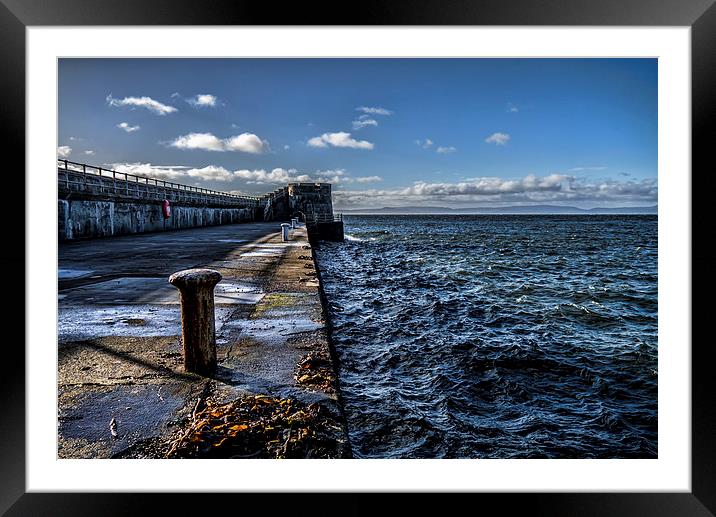Saltcoats Harbour Framed Mounted Print by Sam Smith