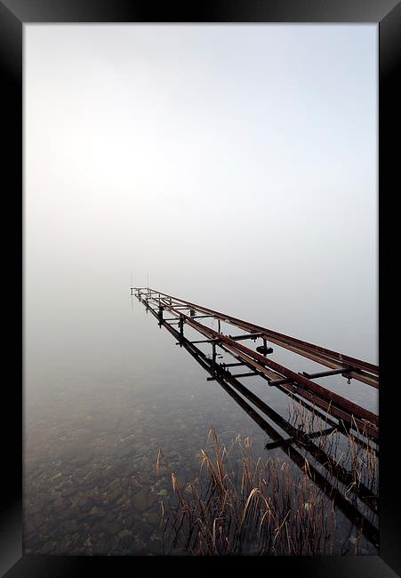 Loch Lomond Mist Framed Print by Grant Glendinning