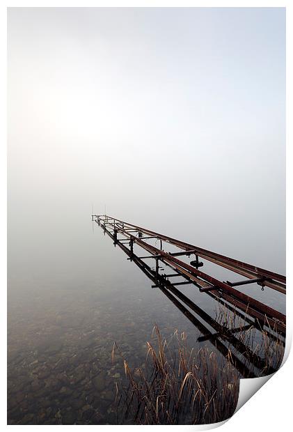 Loch Lomond Mist Print by Grant Glendinning