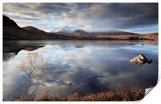 Lochan na h-Achlaise Print by Grant Glendinning