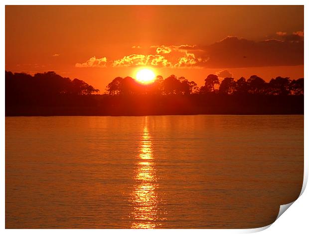 Why we love sunsets! Print by Jeffrey Evans