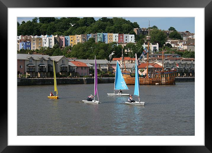 bristol harbour Framed Mounted Print by mark blower