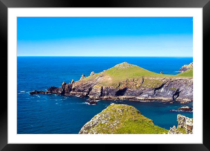 The Rumps Cornwall Framed Mounted Print by David Wilkins