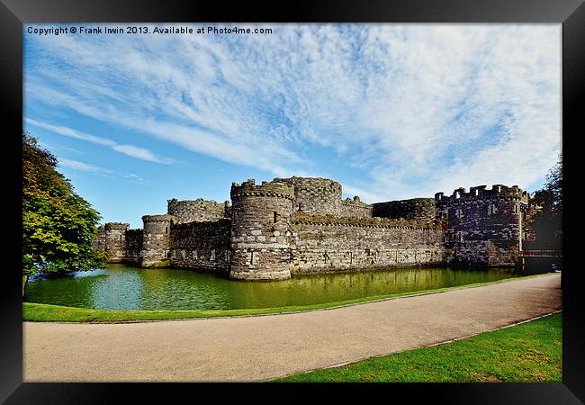 Beaumaris castle, Anglesey, N. Wales Framed Print by Frank Irwin