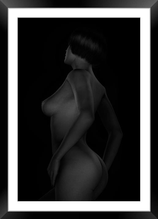 In The Dark - 3D Art Framed Mounted Print by Ann Garrett