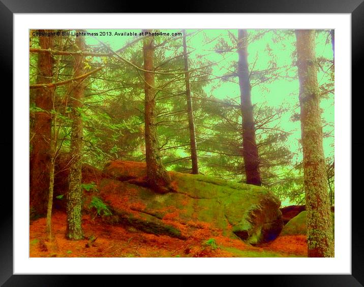 Magic Forest Framed Mounted Print by Bill Lighterness