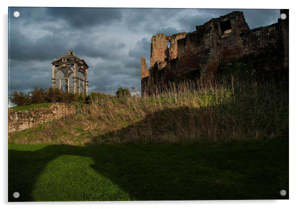 Kenilworth castle Acrylic by Andy Davis