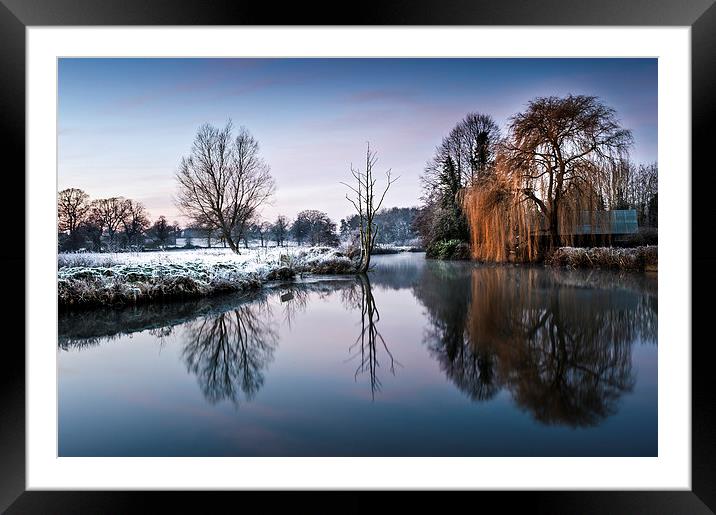 Frost at Coltishall Framed Mounted Print by Stephen Mole