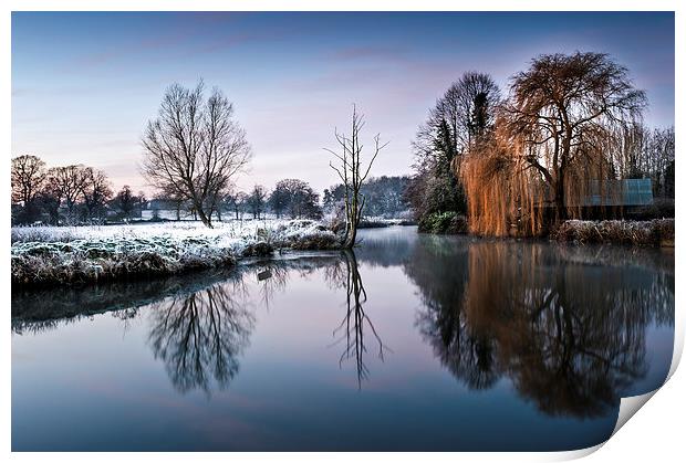 Frost at Coltishall Print by Stephen Mole