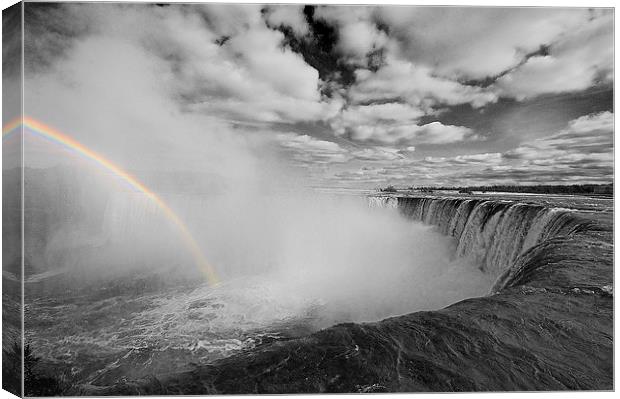 Rainbow Falls Canvas Print by Rob Hawkins