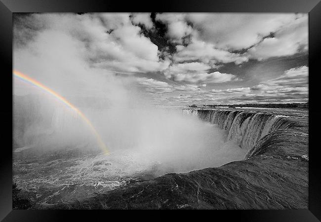 Rainbow Falls Framed Print by Rob Hawkins