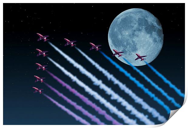 Night Flight Print by Steve Purnell