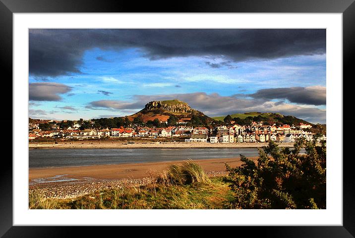 Across the Conwy River Estuary Framed Mounted Print by Ian Lewis