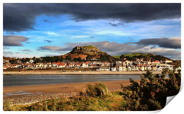 Across the Conwy River Estuary Print by Ian Lewis