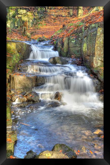 Autumn Stream, Derbyshire Framed Print by David Birchall
