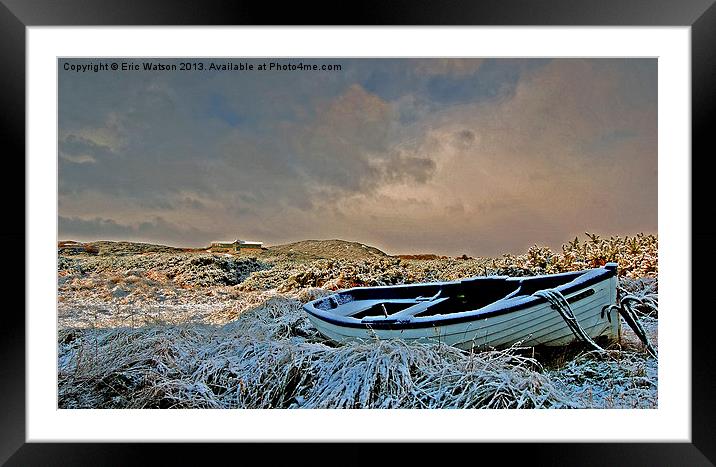 Grounded for Winter Framed Mounted Print by Eric Watson