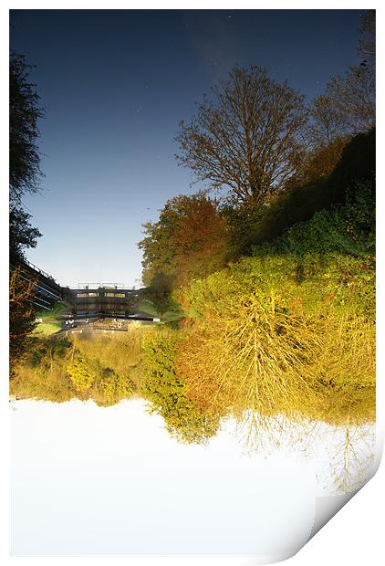 Keynsham lock Print by Alan Jacobs