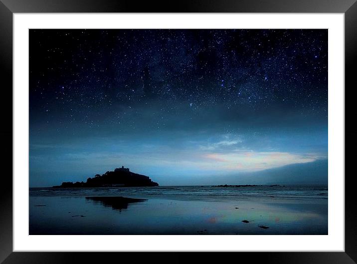 St Michael's mount, Cornwall Framed Mounted Print by Leighton Collins
