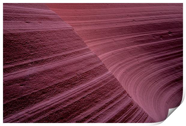 Sandstone Lines Print by Edgars Erglis