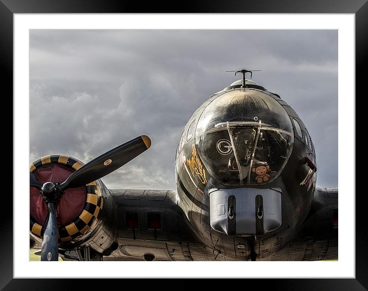 Memphis Belle - colour version. Framed Mounted Print by Keith Campbell