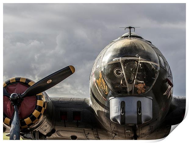 Memphis Belle - colour version. Print by Keith Campbell