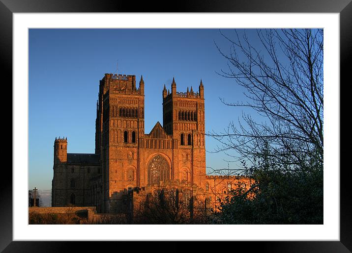 Durham Cathedral Framed Mounted Print by Steve Wilson