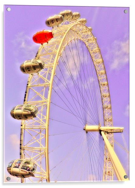 London Eye Acrylic by Louise Godwin