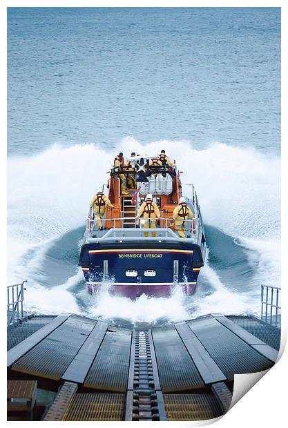 Lifeboat Splash Print by Paul Walker