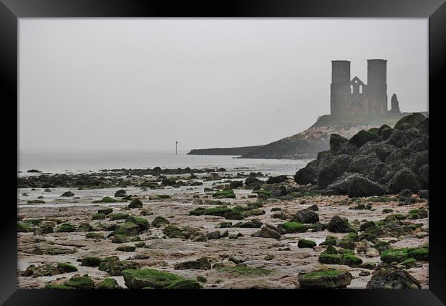 Reculver, Kent Framed Print by Claire Colston