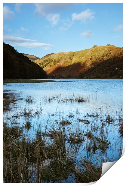 Brothers Water with Angletarn Pikes beyond Print by Liam Grant