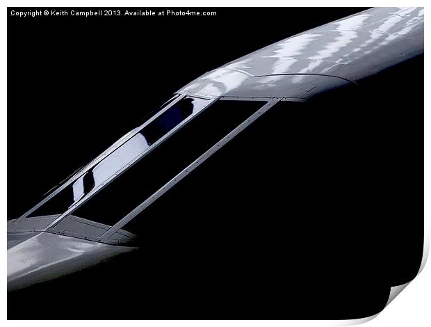 Concorde Print by Keith Campbell