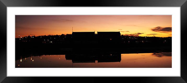 2 buildings Framed Mounted Print by Bobby Brown