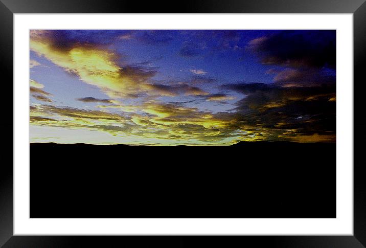 JST2772 African sunset Framed Mounted Print by Jim Tampin