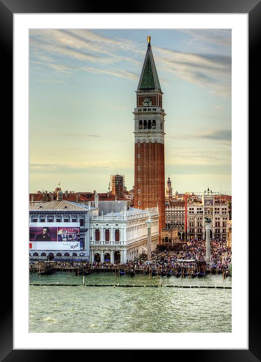 Campanile di San Marco Framed Mounted Print by Tom Gomez