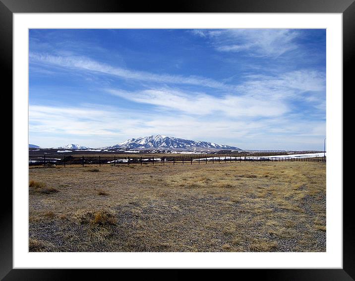 Tetons 5400 Framed Mounted Print by Don Brady