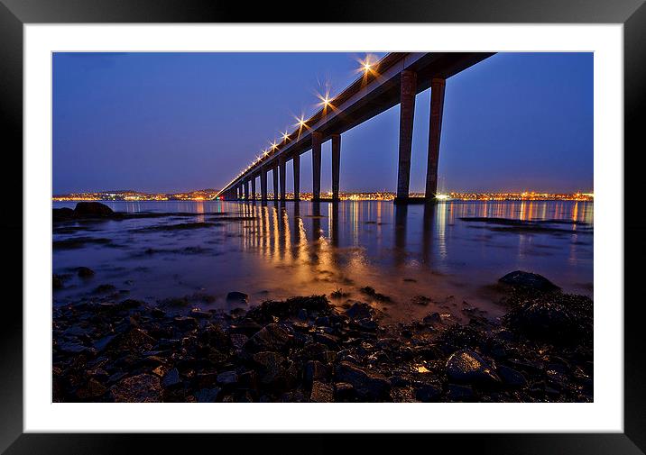 Under the Bridge Framed Mounted Print by Lorraine Paterson