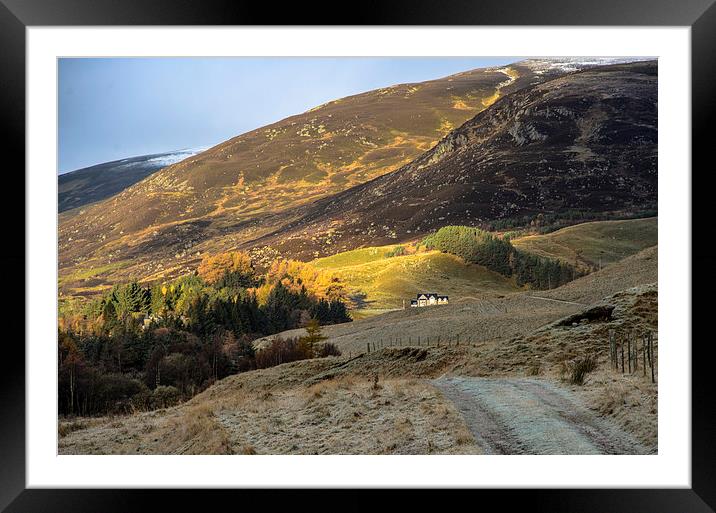 Autumn at Spittal of Glenshee Framed Mounted Print by Michael Moverley