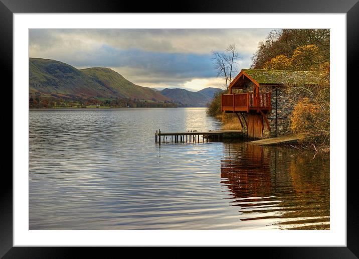 The Boathouse Framed Mounted Print by Jamie Green