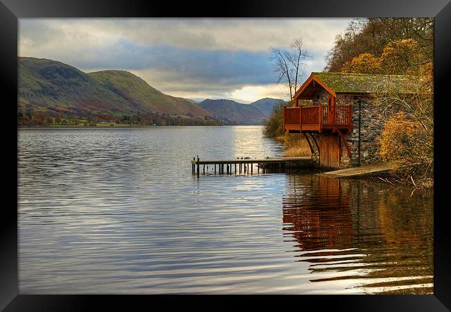 The Boathouse Framed Print by Jamie Green