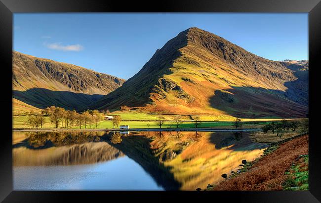 Fleetwith Pike Across Buttermere Framed Print by Jamie Green