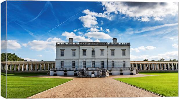 London Greenwich Park - Queens House Canvas Print by John Ly