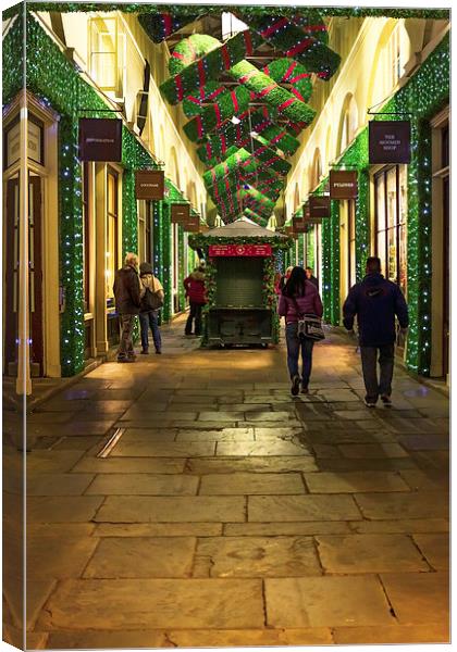London Covent Garden with beautiful Christmas deco Canvas Print by John Ly