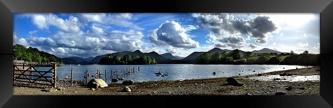 Derwentwater From Crow Park Keswick Framed Print by Ian Lewis