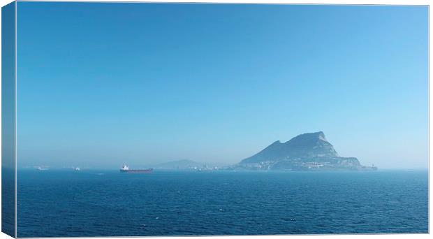 Rock of Gibraltar Canvas Print by Claire Colston