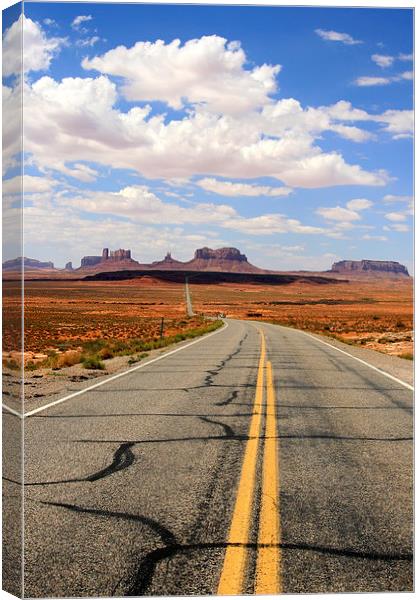 The Road to the Rocks Canvas Print by Callum Paterson