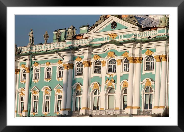 The Winter Palace, St Petersburg Framed Mounted Print by Callum Paterson