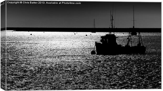 Orford harbour Suffolk Canvas Print by Chris Barker