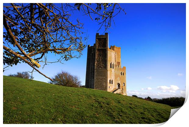 Orford Castle Suffolk Print by Chris Barker